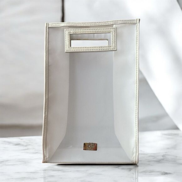 Christian Dior Perfume Bag Pouch White Dior Parfums - Picture 3 of 8